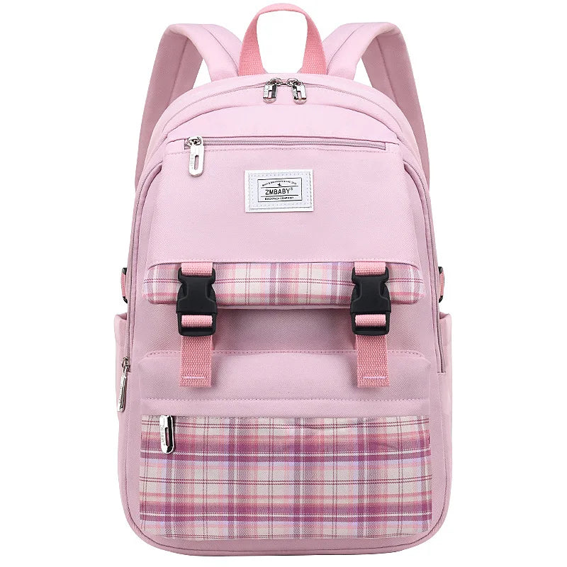 2022 Simple and Versatile Student School Bags Reduce the Burden of Large Capacity Shoulder Bag Teenage School Bag