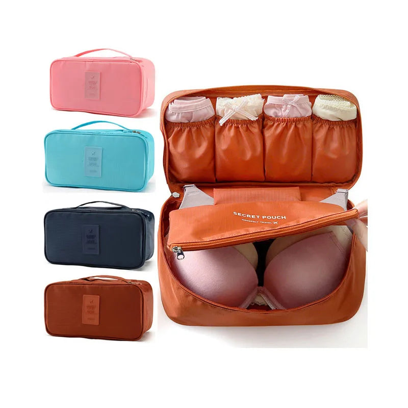 Oxford Fabric Fashion Waterproof Large Capacity Organizer Underwear Storage Travel Bag for Women