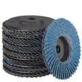 PMS 8PCS 40#60#80#120# Mini Zirconia Flap Disc 3 Inch Louver Wheel Grinding butterfly Sandpaper Grinding Disc Flap Disc