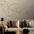Modern Chinoiserie Chinese Silk Wallpaper Mural Waterproof Decorative Wall Papers for Bedroom Background Home Decoration