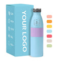 650ml Eco-Friendly 304 Stainless Steel Double Wall Vacuum Insulated Milk Bottle 6-12 Hours Thermal Insulation for Travel Sports