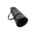 Eco-Friendly Custom NBR Yoga Mat with Anti-Slip Straps 8mm-10mm Thick Available in Pink and Black-Soft Yoga Mat