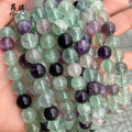 Wholesale Natural Fluorite Stone Beads Strand 4-12mm Round Smooth Loose Natural Green Fluorite Beads for Jewelry Making