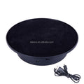 360 Degree Miniature Electric Motorized Rotary Display Stand Mirror Photography Turntable Watch Jewelry Show Holder Velvet Top