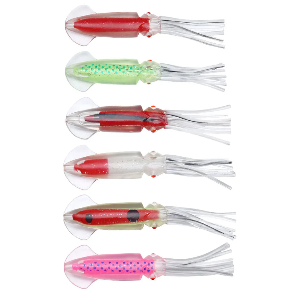 12CM Soft Plastic Octopus Silicon Squid Bait in Bulk Wholesale Price