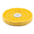 Yellow Cotton Buffing Wheel 4/5/6 Inch 12/50 Ply 55 Ply Cloth Cotton Buffing Polishing Wheel for Bench Grinder