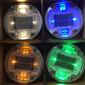 G105 Aluminum White Reflection Road Safety Light Solar Powered Plastic Led Yellow IP68 Rated Raised Reflective Solar Road Stud