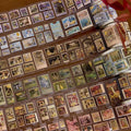 New Retro PET Sticker Tape DIY Decorative Tape Stationery Waterproof Tape