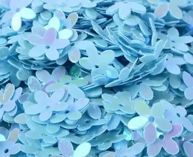 500g Iridescent Floral Sequins DIY Crafts Slime Filler Making Glitter Embellishments Sequins