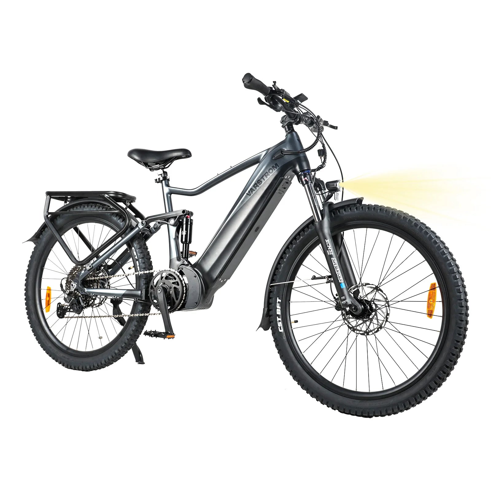 Varstrom 2.0 Aluminum Alloy Electric Mountain Bike Grey/Black Cola Bear with Bafang BBS02 Mid Motor 20Ah Battery 29\" EU Stock