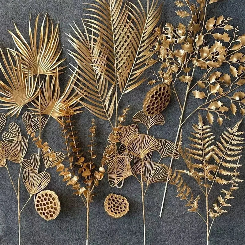 Gold Flowers in Many Designs New Design Artificial Flowers for Church Decoration Wedding Occasions Easter Christmas Back School