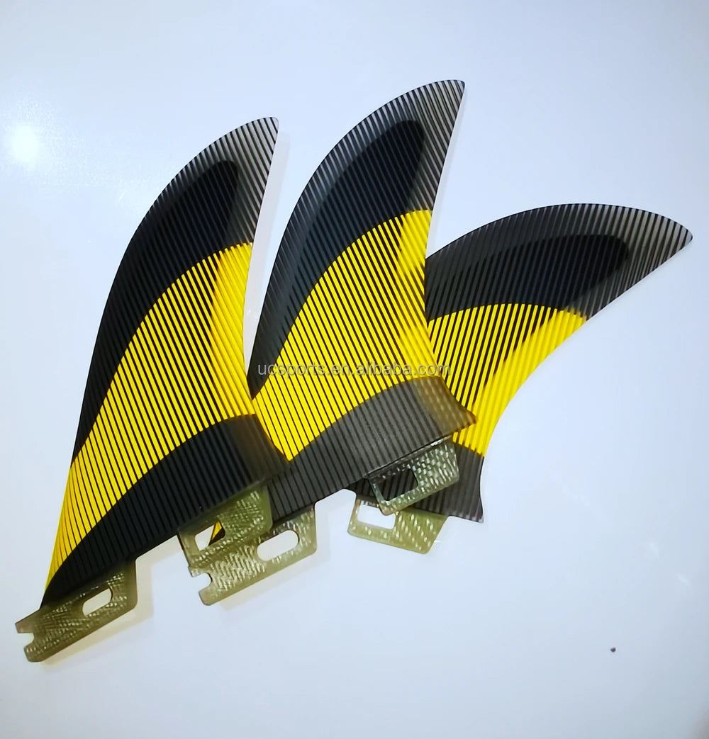 FT Pure Epoxy Skimboard and Paddle Board Surf Fins Tri Set S M L HOT
