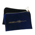 Custom Logo Velvet Makeup Lipsticks Pouches Travel Cosmetic Organizer Zipper Bags for Women and Girls