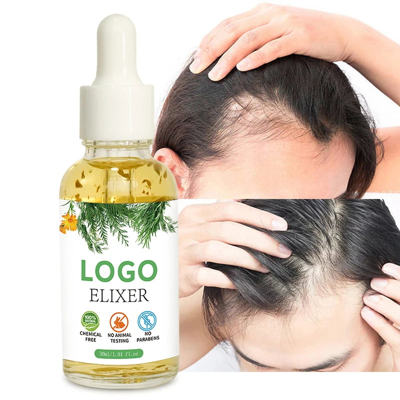 Custom Logo Private Label All Natural Formula Hair Growth Oil Serum Nourishing Scalp Rapid Hair Growth Oil Organic Hari Oil