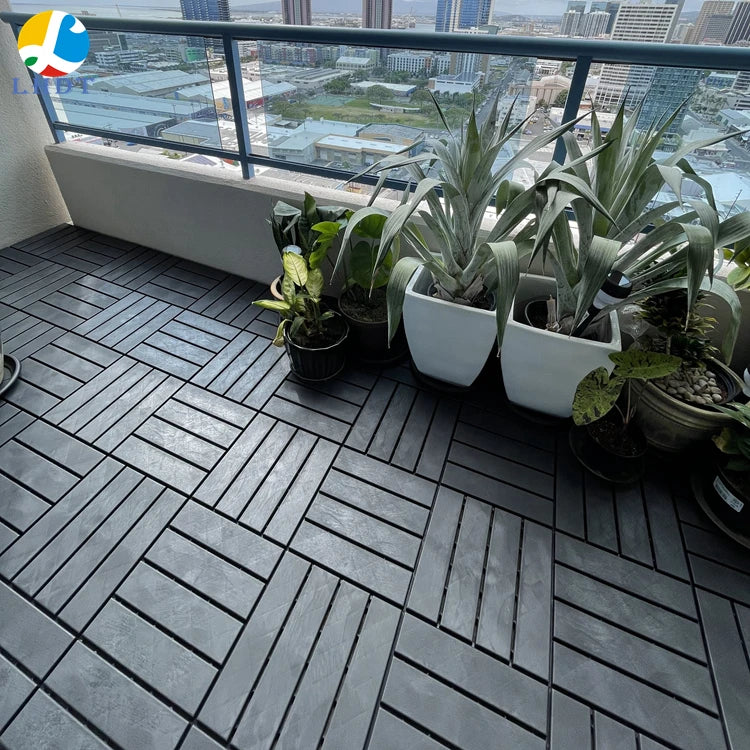 Waterproof  Outdoor Flooring Deck Iles Swimming Pool Deck Tiles  Patio Plastic Deck Tiles Easy Install