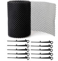 Modern Weatherproof Black 6m X 15cm PE Material Garden Gutter Net with Leaf Guard & Rain Catcher Function