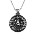 Custom Stainless Steel Pendants Logo Lion Head Men Jewelry Charms for Jewelry Making