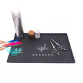 Professional Barber Salon Non-Slip Mat PVC Plastic Material Eco-Friendly CE Certified Bar Accessories Customizable Size & Color