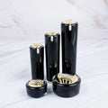 15g 50g 30ml 50ml 100ml Black Luxury Shiny Empty in Stock Plastic Cosmetics Packaging Containers Acrylic Lotion Cream Jar