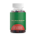 Lion's Mane Mushroom Gummies Ginko Smart Maximum Focus and Memory Vitamin Natural Fruit Brain Support Gummies