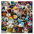 100Pcs Cool Anime One Pieces Cartoon Sticker Washi For Children Boy Computer Skateboard Luggage Laptop Stickers
