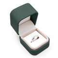 Fashion Elegant Ring Necklace Bracelet Earrings Gift Box Dark Green Jewelry Jewelry Set Box