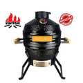 KIMSTONE Ceramic Kamado Firebox Keramikgrill Fire Box China Charcoal Parrilla Mini Black BBQ 13 Inch Komodo Kamado Grill