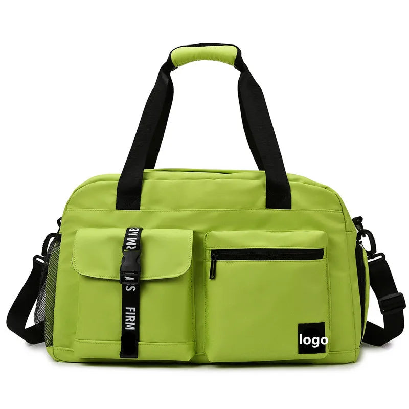Custom Eco-Friendly Gym Duffle Bag with Shoe Compartment Oxford Material Zipper Closure Fashion Style for Men Women-Wholesale