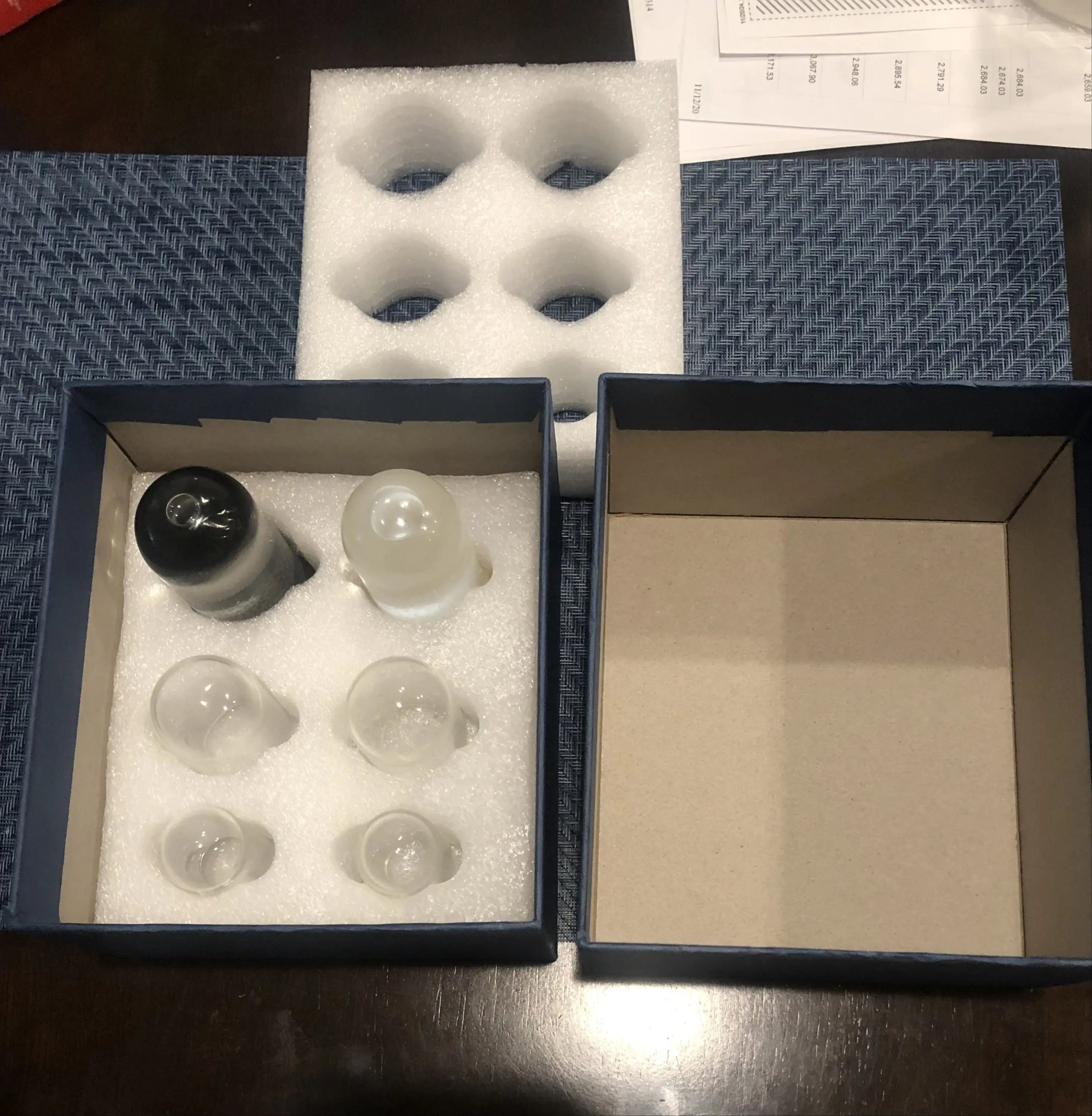 Glass Dome with Rubber Stopper
