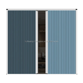 Wholesale Modern Double Cell Cordless Cellular Day/Night Honeycomb Sliding Window or Door Shade Blackout With Aluminum Frame