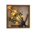 Home Decor Wood Shadow Box Glass Dried Flower Decoration Gift Box Wall Hanging Photo Frames