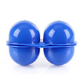 Camping Folding Plastic Egg Storage Boxes 2 Eggs Outdoor Picnic Container New Condition Egg Box