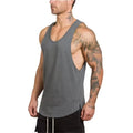 China Factory Wholesale Outwork Singlet Men's Sport tank Top Fitness Cotton Gym Plain tank Top for Men