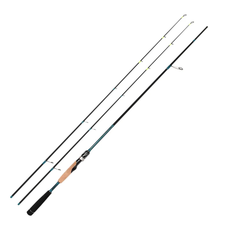 Shimmer 2.13m 2.41m 2 Section MF Action Spinning Casting Carbon Fiber Fishing Rod