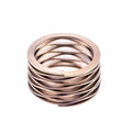 Multi-turn Wave Spring Manufacturers Wavy Compression Springs with Plain Ends OD40mm
