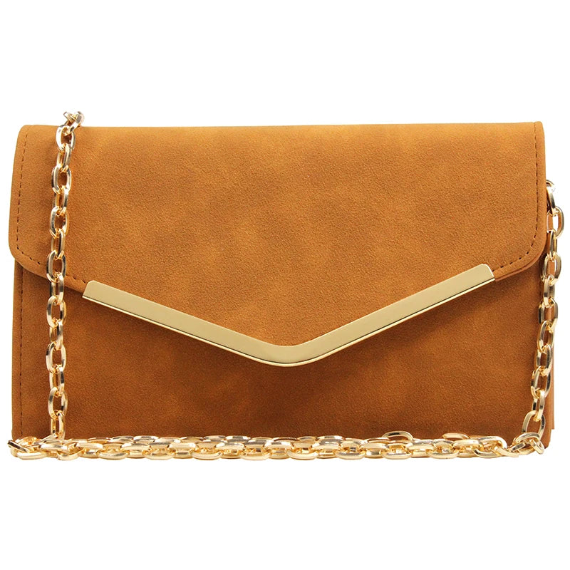 Hot Sale Winter Season Clutch Purse Evening Bag for Women Envelope Handbag With Detachable Chain for Wedding and Party