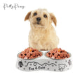 2024 Eco Friendly Round Melamine Stainless Steel Slow Feed Pet Cat Dog Water Food Feeder Bowl Melamine Pet Bowl