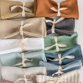 Luxury Dinner Washable Monogram Linen Napkin Natural Linen Wholesale logo Handkerchief Guest Wedding Set Napkins
