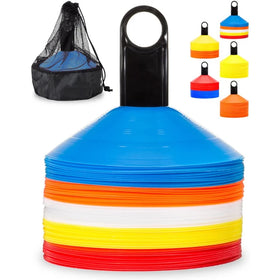Wholesale Disc Cones (Set of 50) Agility Soccer Cones with Carry Bag and Holder for Training Football Field Cone Marker