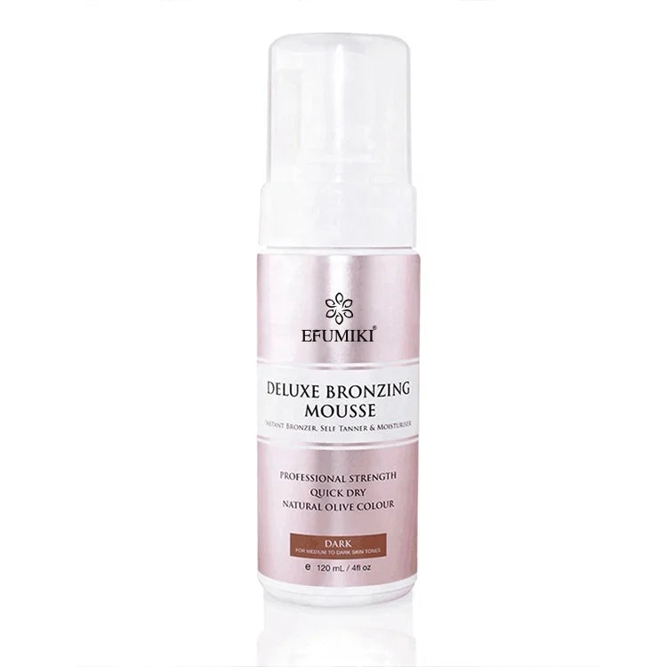 OEM Privated Label Bronze Tan Dark Self Tanner Self Tanning Mousse Streak-Free Bronzer Sunless Tanning Foam With Natural DHA