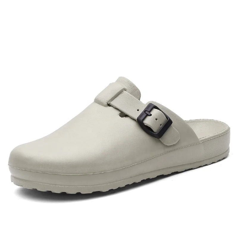 Comfortable Summer Garden Sandals for Girls Beach Lady Clogs Holes Soft-Soled Non-Slip Working Breathable Waterproof Evergreen