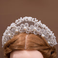 Versatile High-quality  Pearl Hair Hoop Headband  Simple Daily Beauty  Bridal Hair Accessories Headpiece