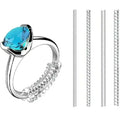 Assorted Sizes Elastic Transparent Guard Reducer Adjuster Fit Any Rings Invisible Ring Size Adjusters for Loose Rings