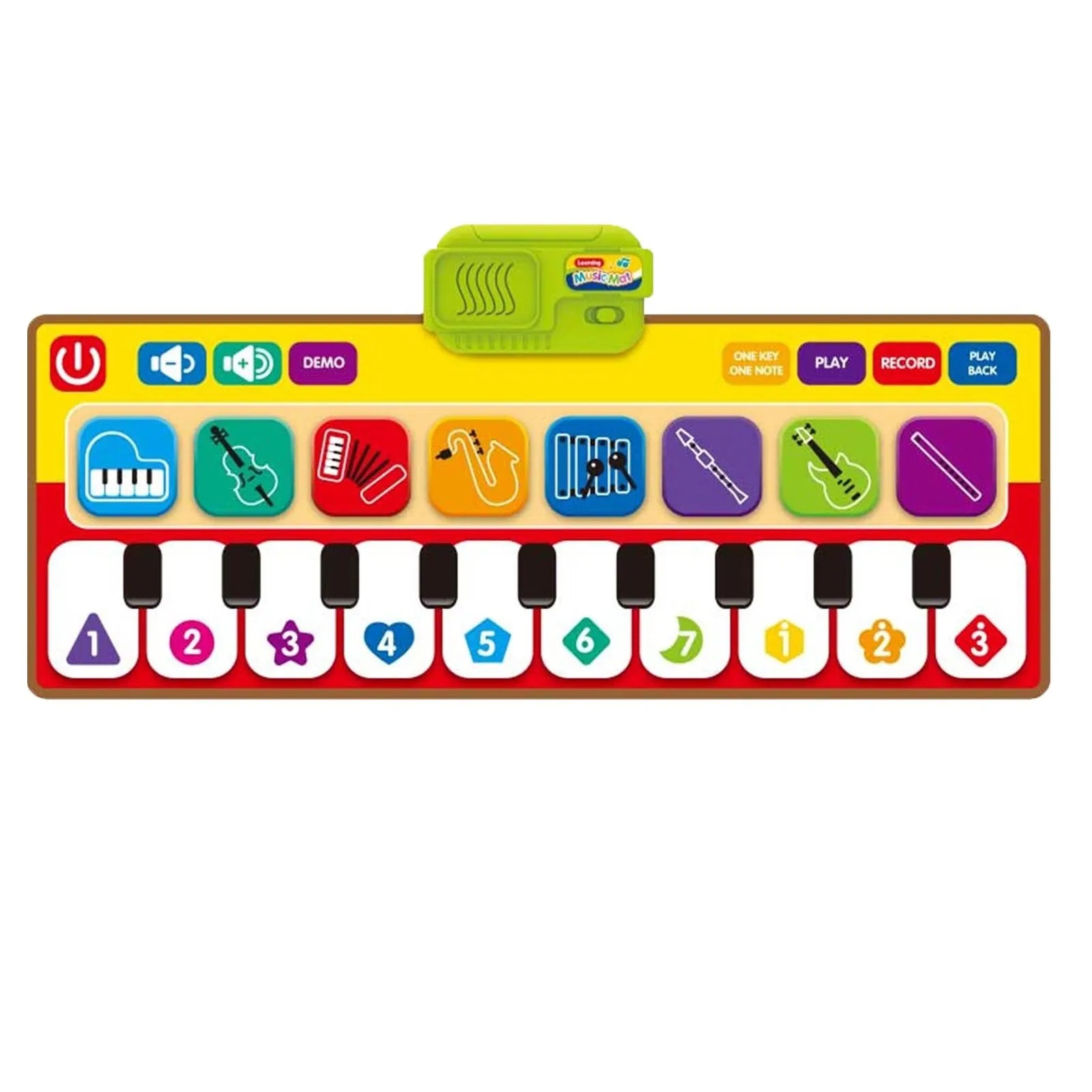 Piano Music Mat for Kids Floor Piano Mat Musical Keyboard Playmat Kids Musical Mats Play Blanket Early Educational Toys for Boys
