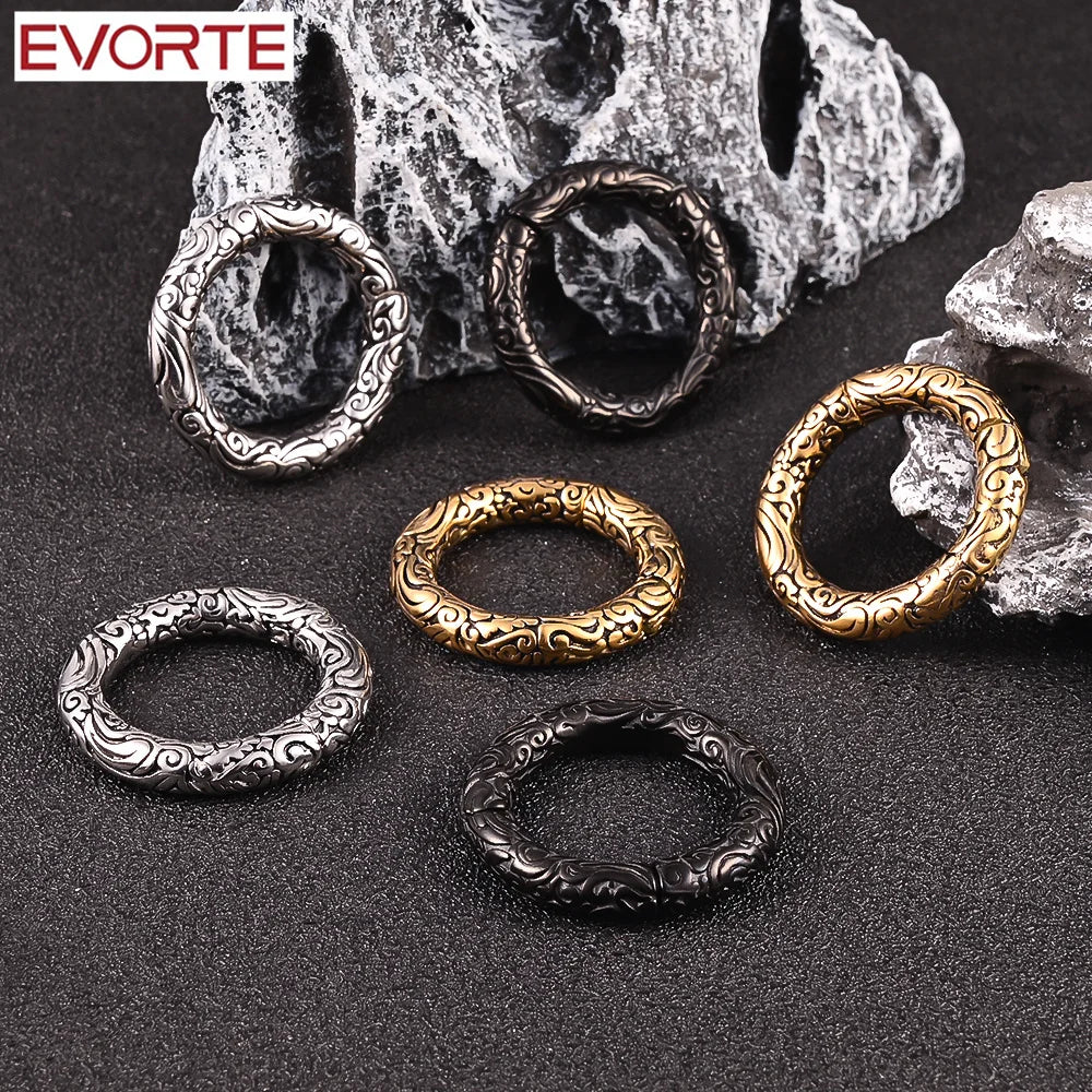 Evorte 10pcs 316 Stainless Steel Gold Vintage Wedding Ear Hangers Weights Stretched Ear Plugs Tunnels Gauges Body Piercing