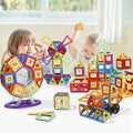 Kids Toys Safety ABS Plastic Blocks Building Set STEM Colorful 3D Construction Magnetic Blocks for Children