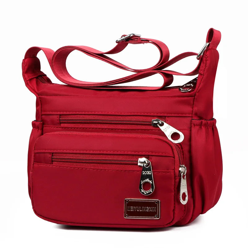 USB Charging Port Sport Sling Bag Single Shoulder Chest Bag One Shoulder Messenger Bag for Lady