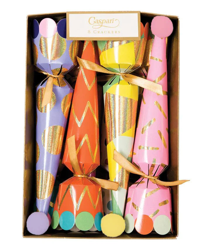Custom Caspari Christmas Crackers Matt Lamination Embossing for DIY Gift Packaging Face Cream Eye Cream Handmade Advent Calendar