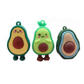 New Fashion 100Pcs/Lot Cute PVC Plastic 3D Avocado Pendants Charms for Lovely Jewelry Kids Gifts DIY Making Accessories