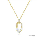 Women's Fine Jewelry 18K Gold Lab Grown Wedding Diamond Pendant Diamonds Certified Lab Grown Diamond Engagement Fashion Necklace
